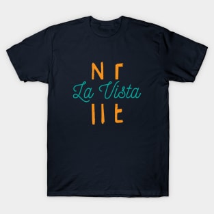 La Vista Nebraska City Typography T-Shirt